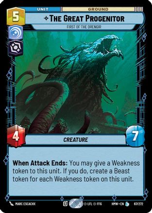 The Great Progenitor - First of the Drengir (67/272) [Homeworlds]