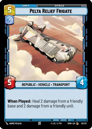 Pelta Relief Frigate (91/272) [Homeworlds]