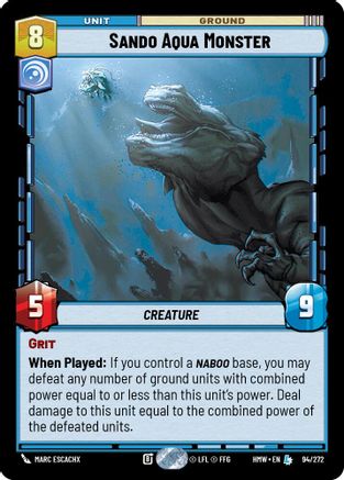 Sando Aqua Monster (94/272) [Homeworlds]