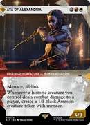 Aya of Alexandria (ACR-140) [Assassin's Creed]: (Showcase) (Borderless) Foil