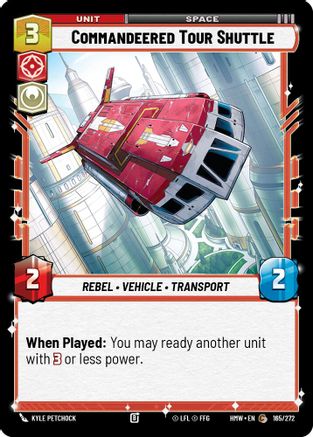 Commandeered Tour Shuttle (165/272) [Homeworlds]