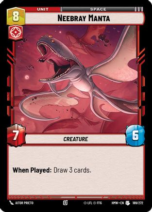 Neebray Manta (189/272) [Homeworlds]