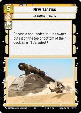 New Tactics (218/272) [Homeworlds]