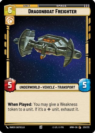 Dragonboat Freighter (231/272) [Homeworlds]
