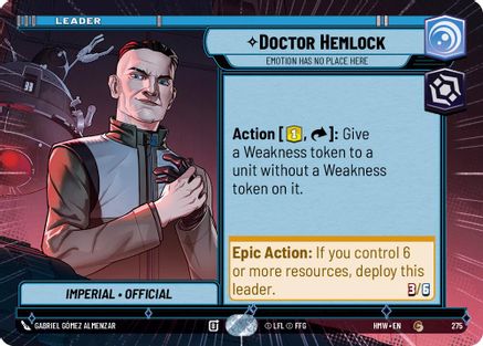 Doctor Hemlock - Emotion Has No Place Here (Hyperspace) (275) [Homeworlds]