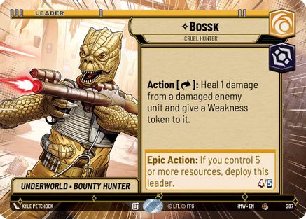 Bossk - Cruel Hunter (Hyperspace) (287) [Homeworlds]