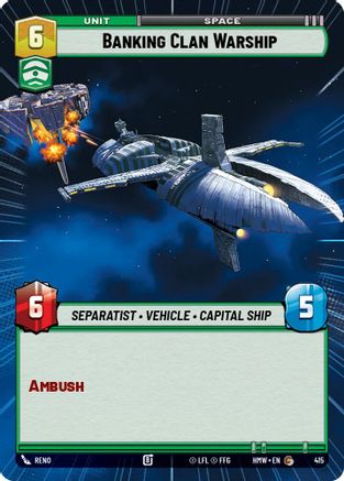 Banking Clan Warship (Hyperspace) (415) [Homeworlds]
