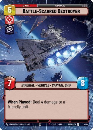 Battle-Scarred Destroyer (Hyperspace) (430) [Homeworlds]