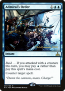 Admiral's Order (PRE-31S) [Rivals of Ixalan Promos] Foil