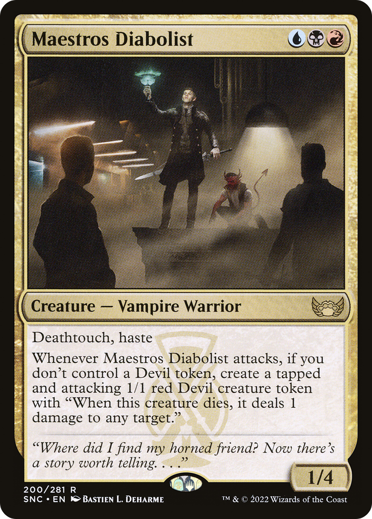 Maestros Diabolist (SNC-200) [Streets of New Capenna]