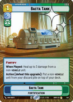 Bacta Tank (Hyperspace Foil) (547) [Homeworlds] Foil
