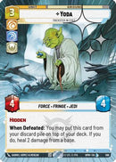 Yoda - Trickster in Exile (Hyperspace Foil) (566) [Homeworlds] Foil