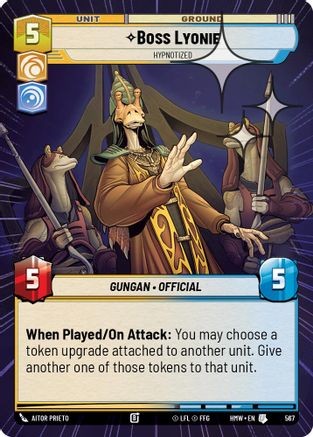 Boss Lyonie - Hypnotized (Hyperspace Foil) (567) [Homeworlds] Foil