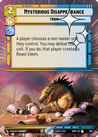 Mysterious Disappearance (Hyperspace Foil) (568) [Homeworlds] Foil