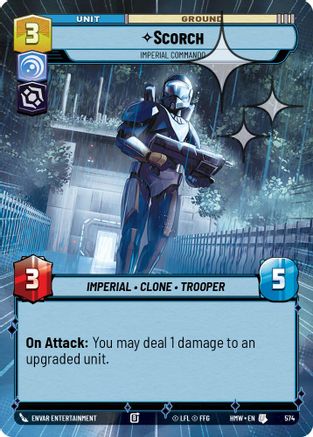 Scorch - Imperial Commando (Hyperspace Foil) (574) [Homeworlds] Foil