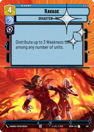 Ravage (Hyperspace Foil) (581) [Homeworlds] Foil