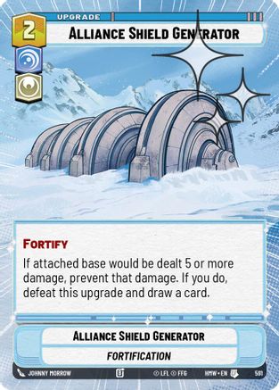 Alliance Shield Generator (Hyperspace Foil) (591) [Homeworlds] Foil