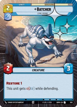 Batcher - Loyal Hound (Hyperspace Foil) (593) [Homeworlds] Foil
