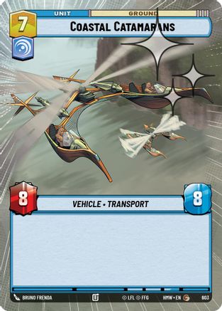 Coastal Catamarans (Hyperspace Foil) (603) [Homeworlds] Foil