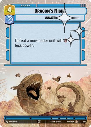 Dragon's Might (Hyperspace Foil) (612) [Homeworlds] Foil