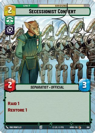 Secessionist Convert (Hyperspace Foil) (616) [Homeworlds] Foil