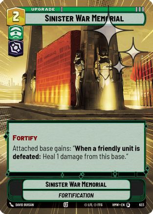 Sinister War Memorial (Hyperspace Foil) (623) [Homeworlds] Foil