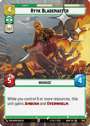 Ryyk Blademaster (Hyperspace Foil) (628) [Homeworlds] Foil