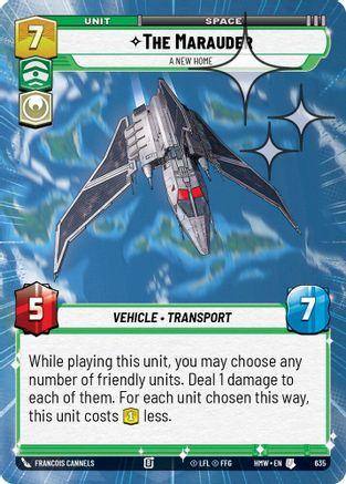 The Marauder - A New Home (Hyperspace Foil) (635) [Homeworlds] Foil