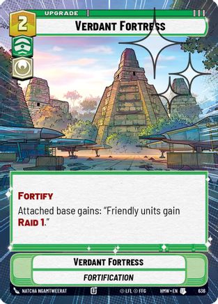 Verdant Fortress (Hyperspace Foil) (636) [Homeworlds] Foil