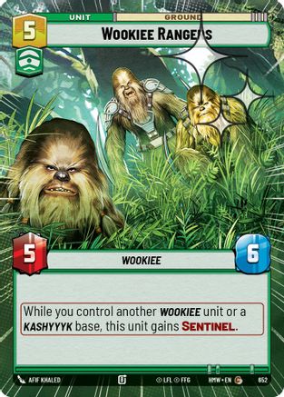 Wookiee Rangers (Hyperspace Foil) (652) [Homeworlds] Foil