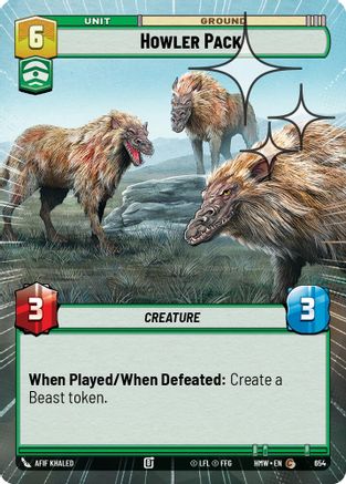 Howler Pack (Hyperspace Foil) (654) [Homeworlds] Foil