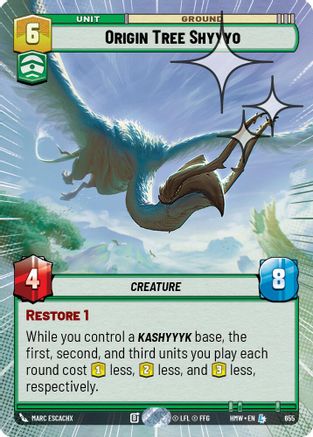 Origin Tree Shyyyo (Hyperspace Foil) (655) [Homeworlds] Foil