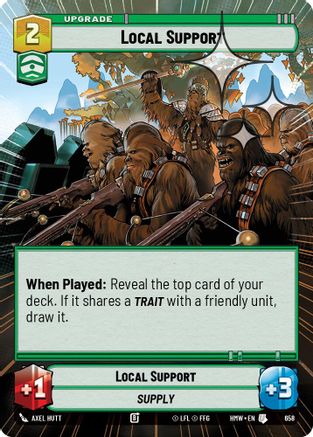 Local Support (Hyperspace Foil) (658) [Homeworlds] Foil