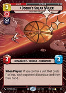 Dooku's Solar Sailer - Droid Army Portent (Hyperspace Foil) (664) [Homeworlds] Foil