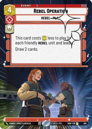 Rebel Operation (Hyperspace Foil) (683) [Homeworlds] Foil