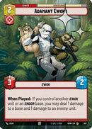 Adamant Ewoks (Hyperspace Foil) (687) [Homeworlds] Foil