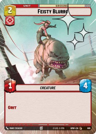 Feisty Blurrg (Hyperspace Foil) (689) [Homeworlds] Foil