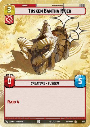 Tusken Bantha Rider (Hyperspace Foil) (691) [Homeworlds] Foil