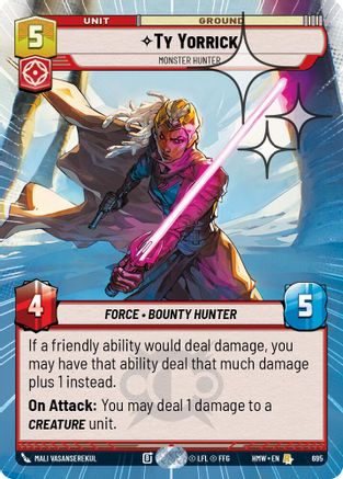 Ty Yorrick - Monster Hunter (Hyperspace Foil) (695) [Homeworlds] Foil