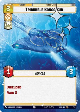 Tribubble Bongo Sub (Hyperspace Foil) (723) [Homeworlds] Foil
