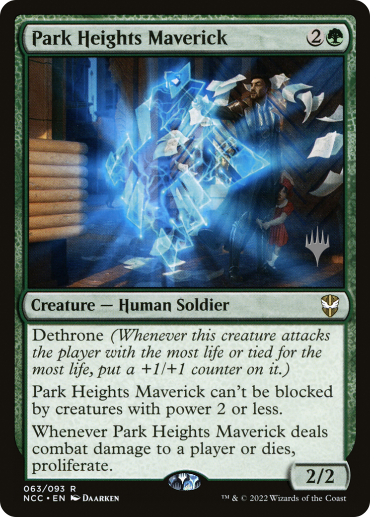 Park Heights Maverick (PPSNC-63P) [New Capenna Commander Promos] Foil