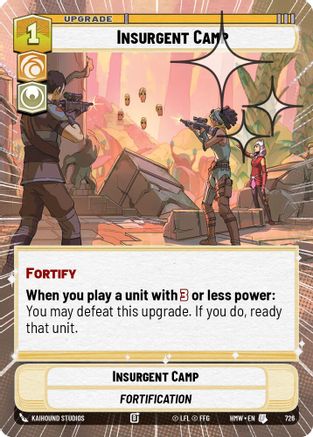 Insurgent Camp (Hyperspace Foil) (726) [Homeworlds] Foil