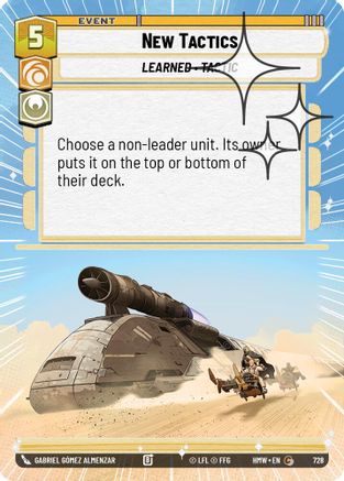 New Tactics (Hyperspace Foil) (728) [Homeworlds] Foil