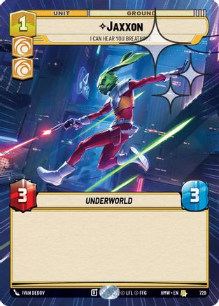 Jaxxon - I Can Hear You Breathing! (Hyperspace Foil) (729) [Homeworlds] Foil