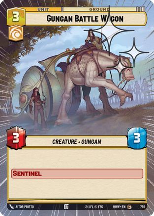 Gungan Battle Wagon (Hyperspace Foil) (736) [Homeworlds] Foil