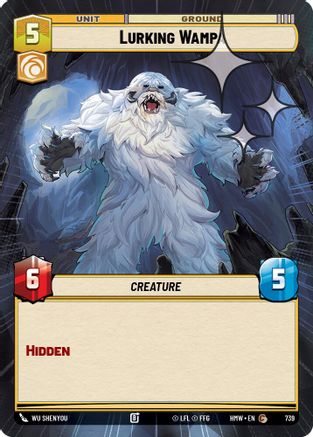 Lurking Wampa (Hyperspace Foil) (739) [Homeworlds] Foil