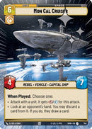 Mon Cal Cruiser (Hyperspace Foil) (742) [Homeworlds] Foil