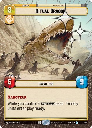 Ritual Dragon (Hyperspace Foil) (744) [Homeworlds] Foil