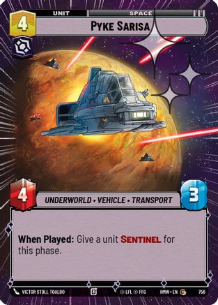 Pyke Sarisa (Hyperspace Foil) (756) [Homeworlds] Foil