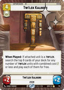 Twi'lek Kalikori (Hyperspace Foil) (775) [Homeworlds] Foil